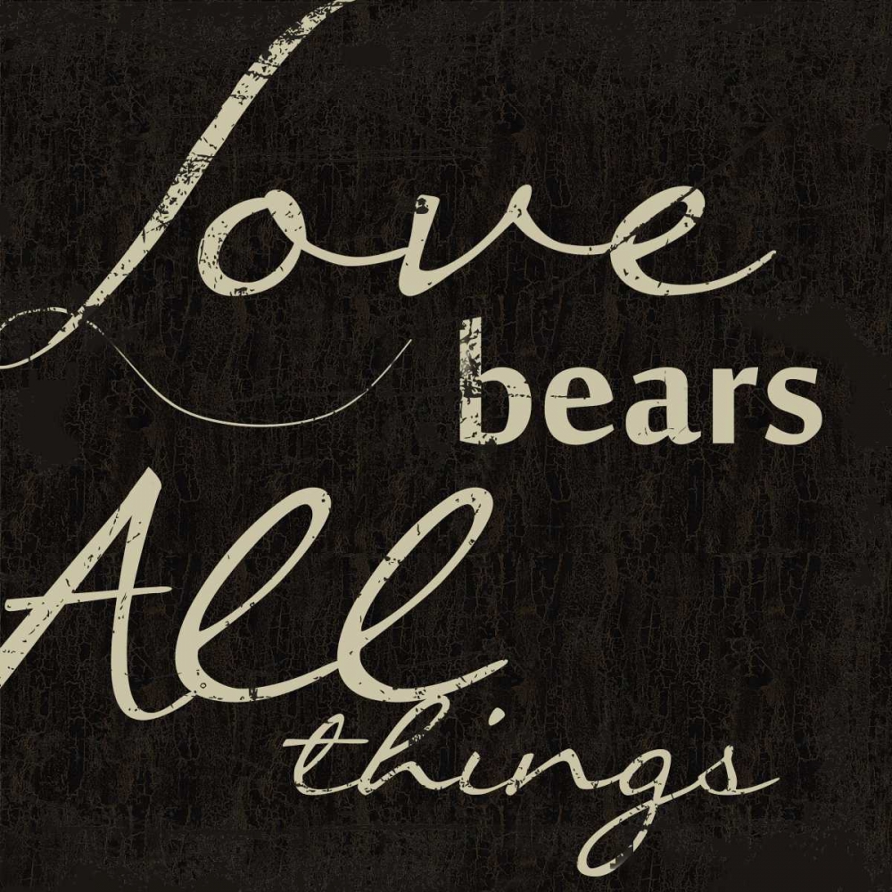 LOVE BEARS ALL art print by Taylor Greene for $57.95 CAD