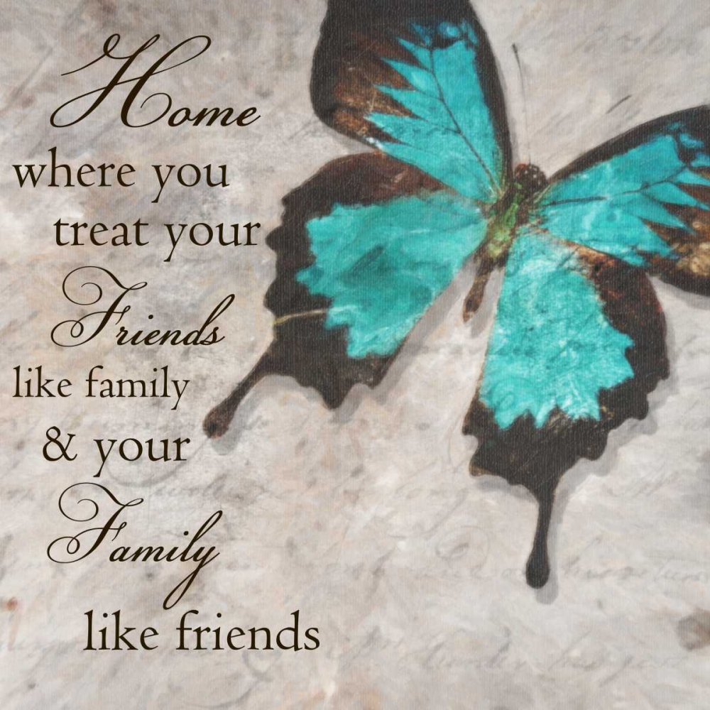 Blue Butterfly II art print by Taylor Greene for $57.95 CAD