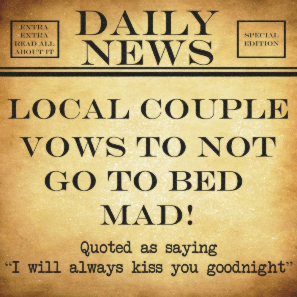 DAILY NEWS ALWAYS KISS art print by Taylor Greene for $57.95 CAD