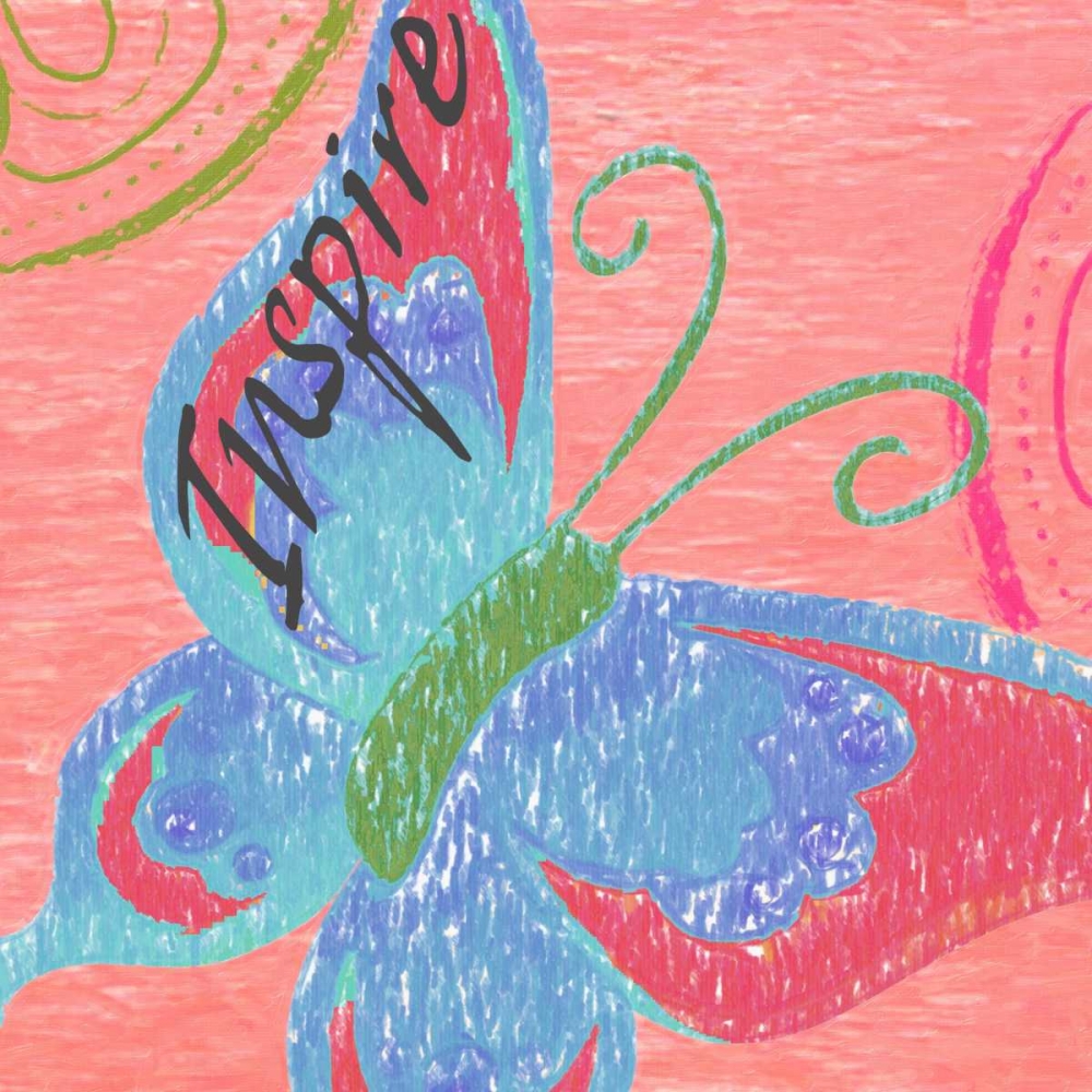 Inspire Butterfly art print by Taylor Greene for $57.95 CAD