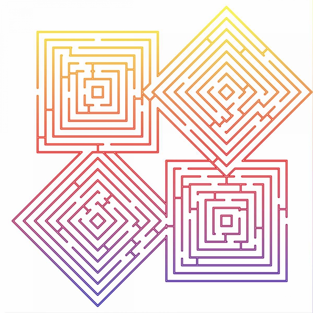 QUAD LABYRINTH art print by Taylor Greene for $57.95 CAD