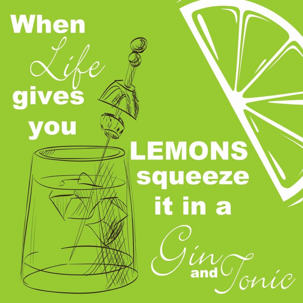 Gin And Tonic art print by Taylor Greene for $57.95 CAD