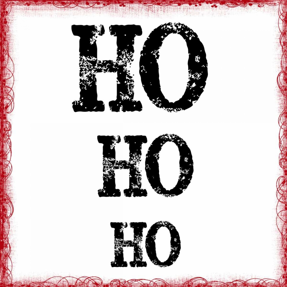 HO HO HO art print by Taylor Greene for $57.95 CAD