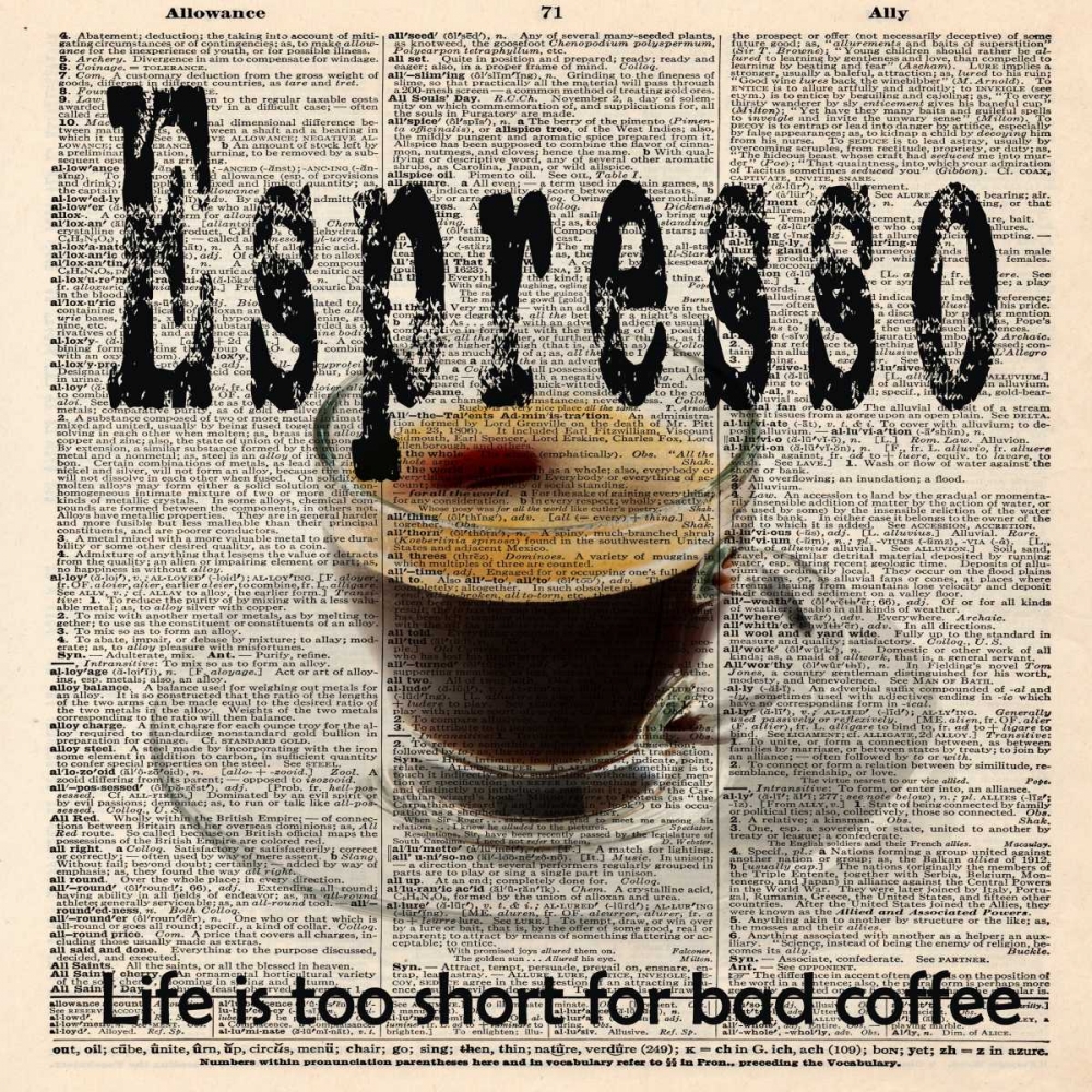ESPRESSO art print by Taylor Greene for $57.95 CAD