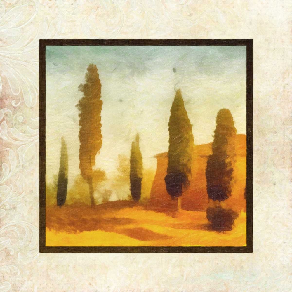 Damask Landscape II art print by Taylor Greene for $57.95 CAD