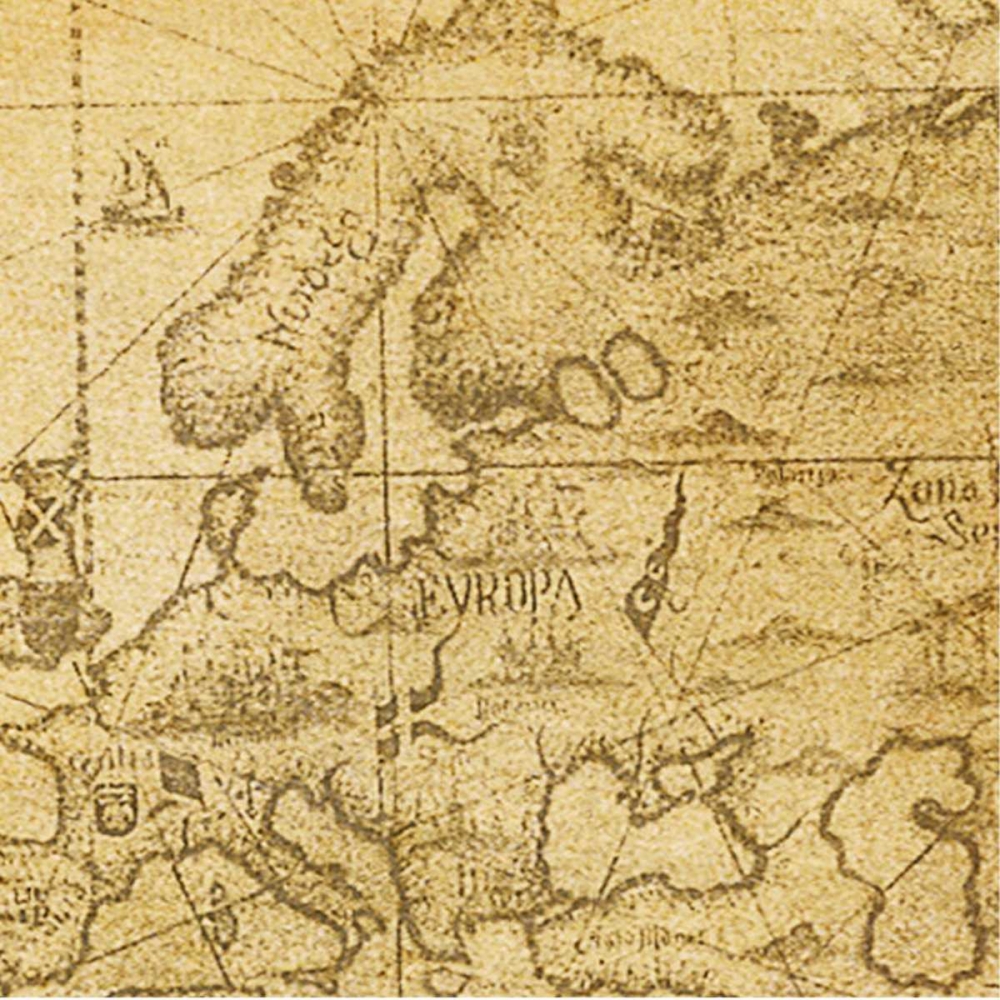 Vintage Map C art print by Taylor Greene for $57.95 CAD