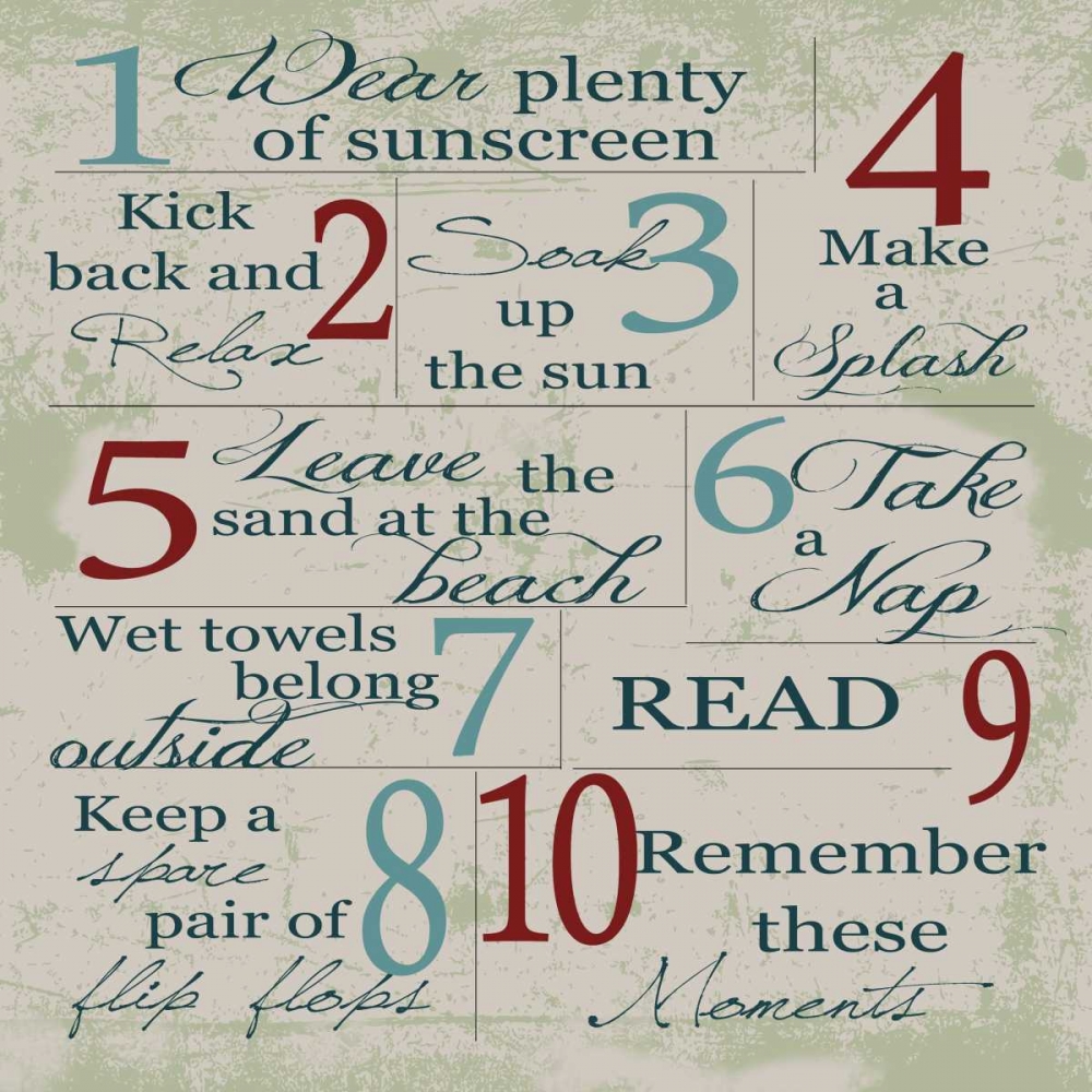Summer Rules 3 art print by Taylor Greene for $57.95 CAD