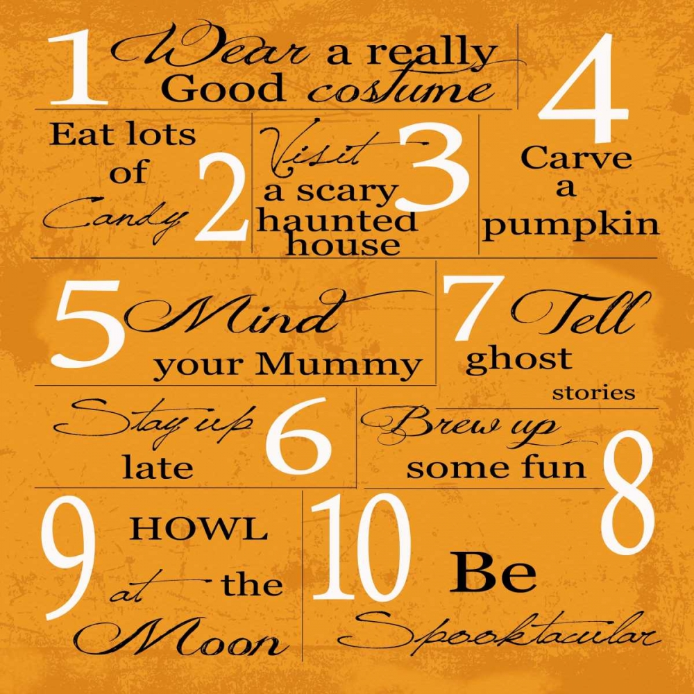 OCTOBER  HALLOWEEN art print by Taylor Greene for $57.95 CAD