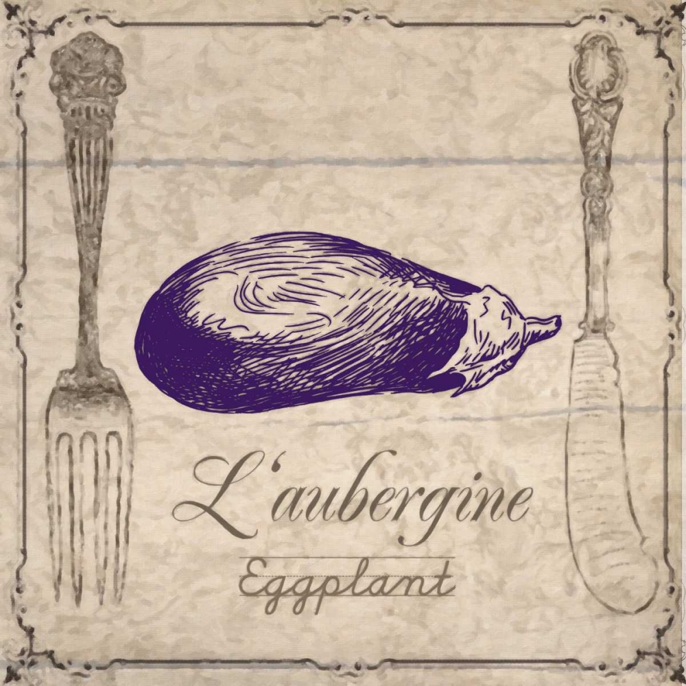 VINTAGE EGGPLANT WITH COLOR art print by Taylor Greene for $57.95 CAD