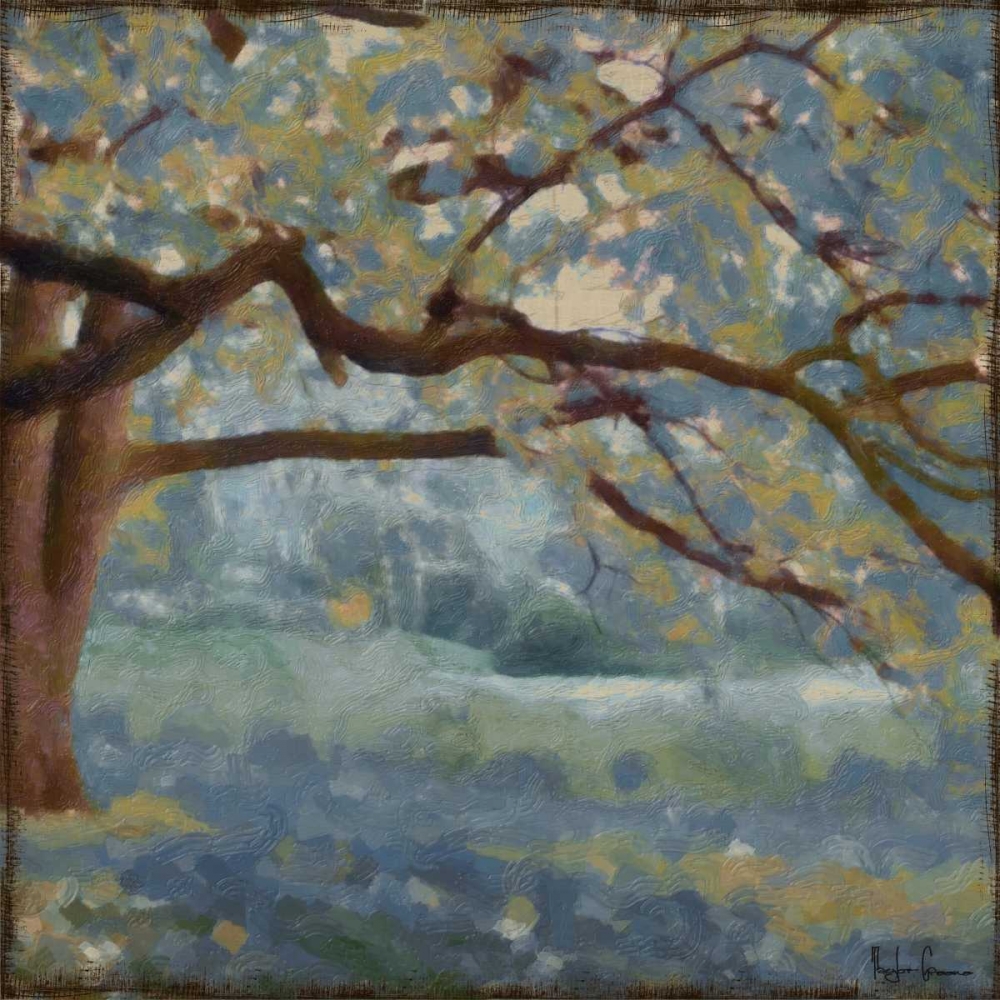 Azure Landscape art print by Taylor Greene for $57.95 CAD