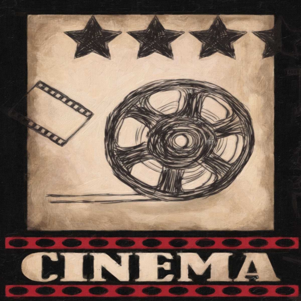 Cinema art print by Taylor Greene for $57.95 CAD