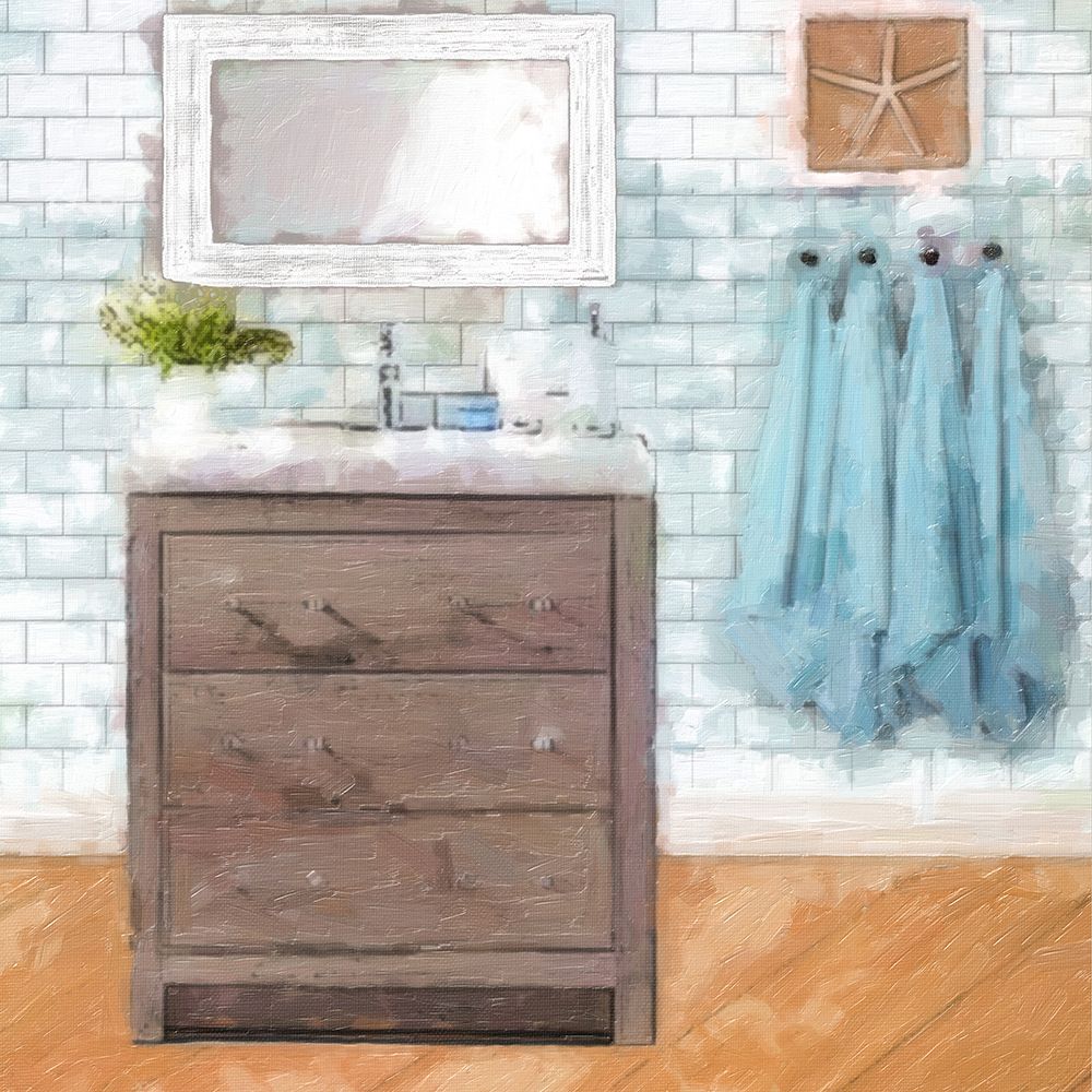 Modern Bath 4 art print by Taylor Greene for $57.95 CAD