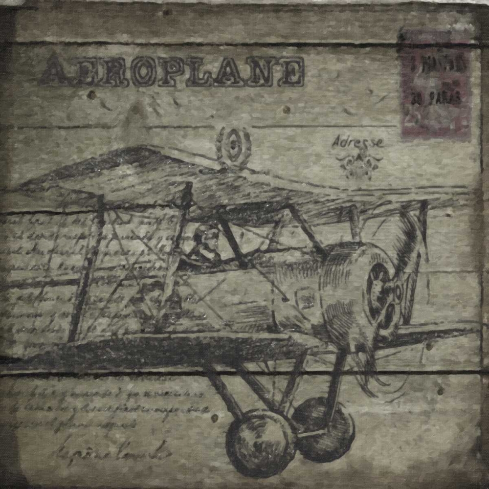 Vintage  Aeroplane art print by Taylor Greene for $57.95 CAD
