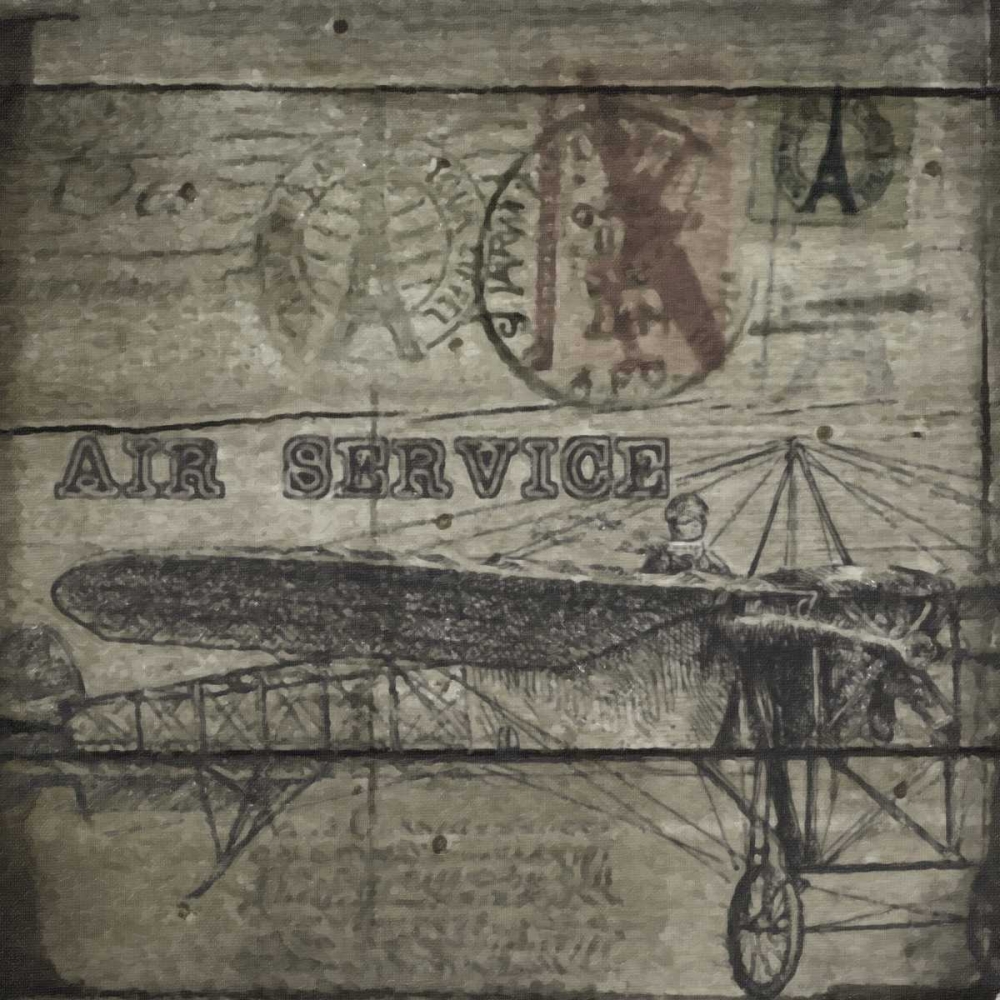 VINTAGE AIR SERVICE art print by Taylor Greene for $57.95 CAD