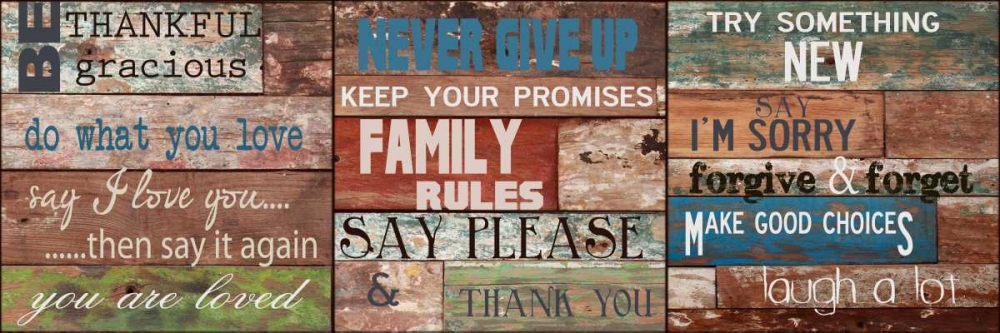 Rustic Rules A art print by Taylor Greene for $57.95 CAD