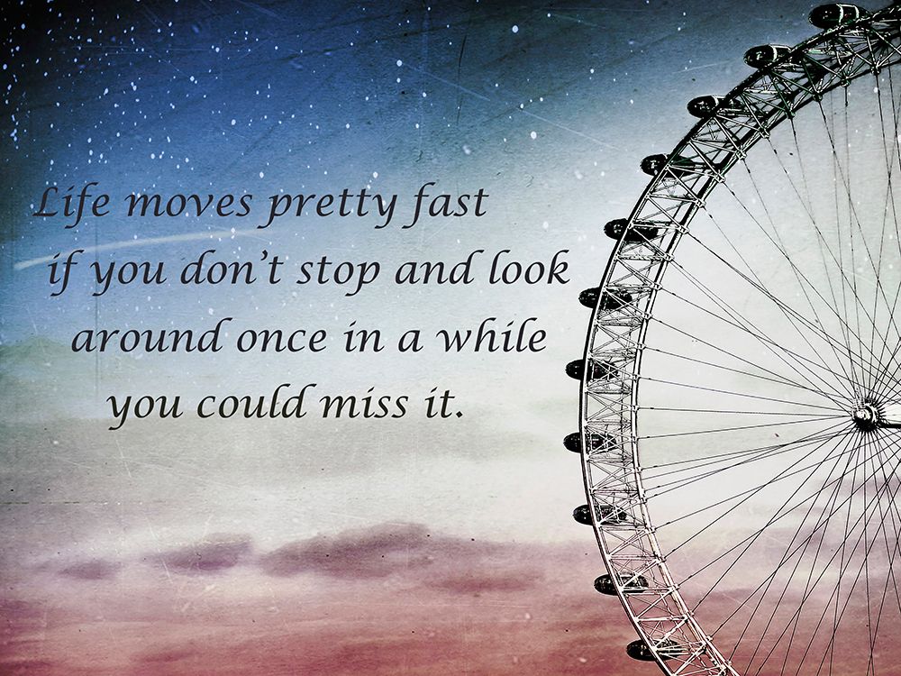 Millenium Wheel art print by Tracey Telik for $57.95 CAD