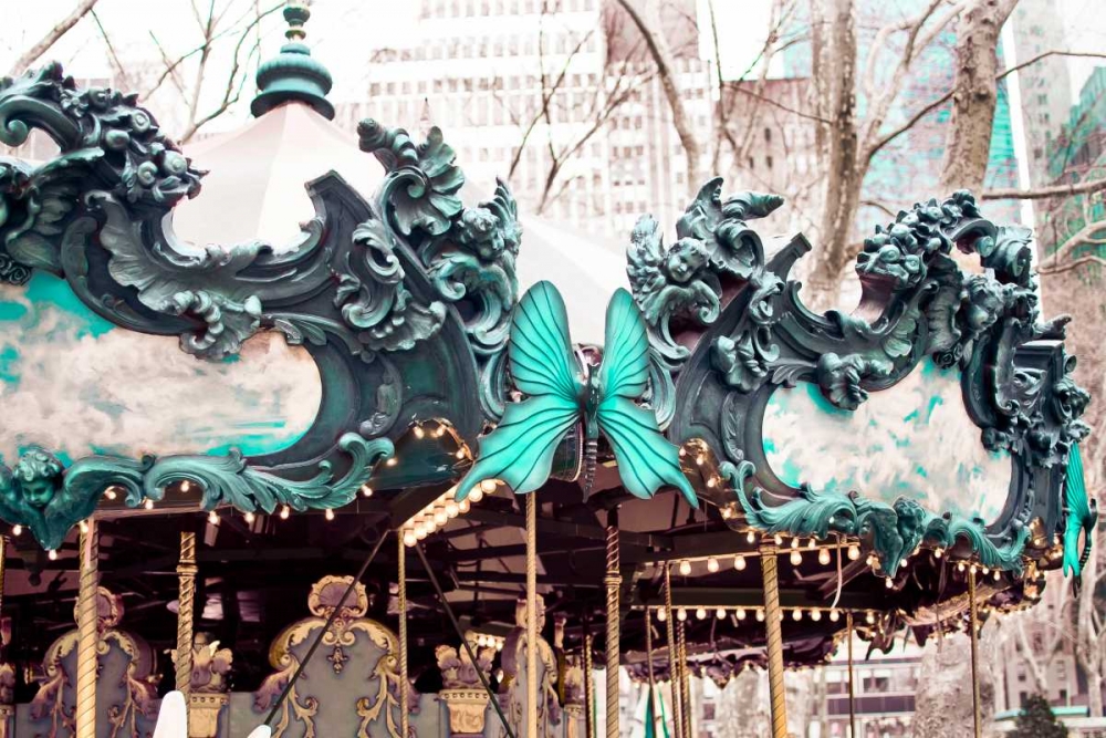 Majestic Carousel art print by Tracey Telik for $57.95 CAD