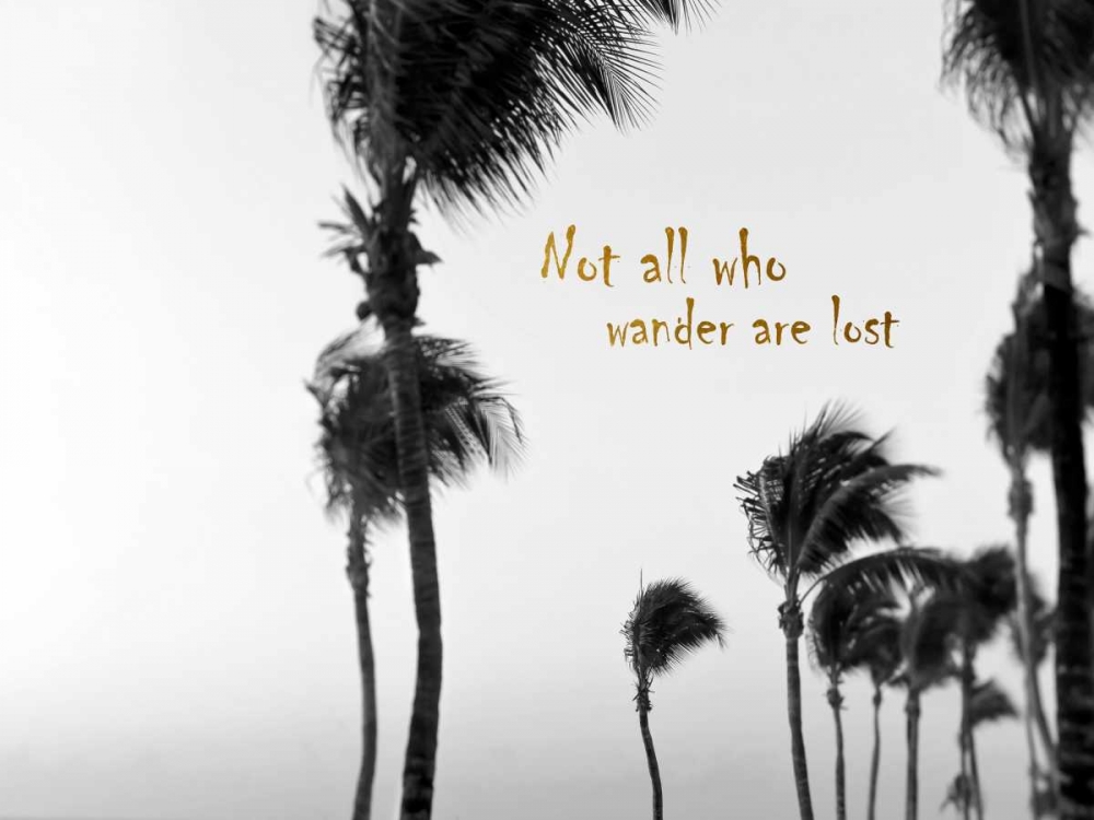 Wandering Golden Palms art print by Tracey Telik for $57.95 CAD