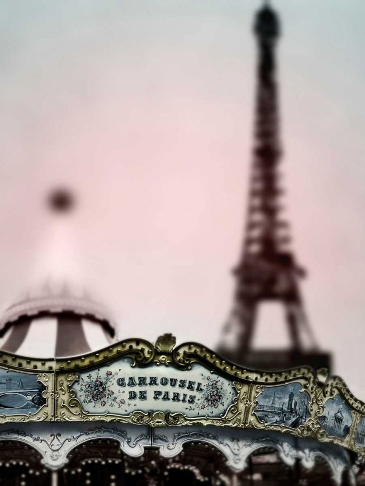 Carousel Tower art print by Tracey Telik for $57.95 CAD