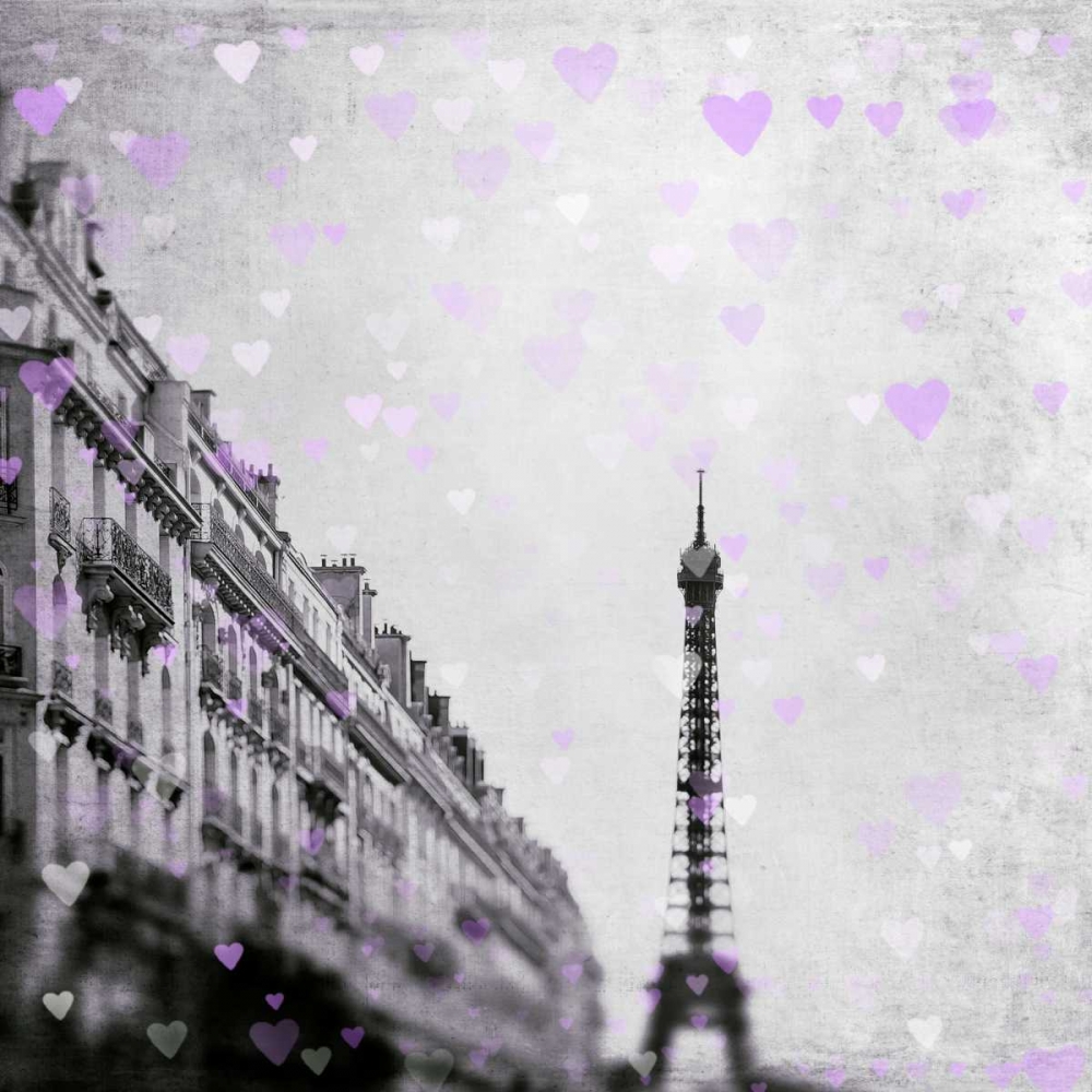 Purple Heart Storm 1 art print by Tracey Telik for $57.95 CAD