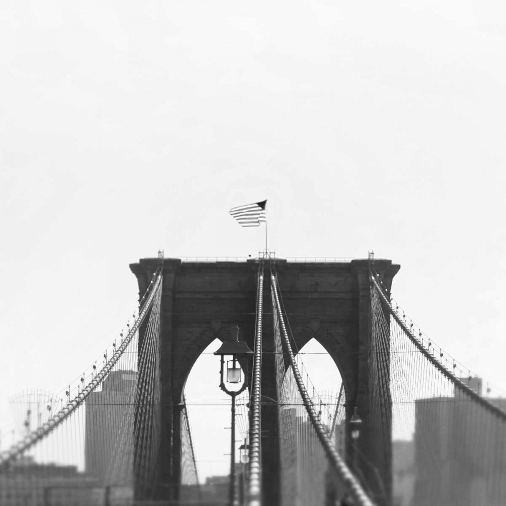 Brooklyn Bridge bw art print by Tracey Telik for $57.95 CAD