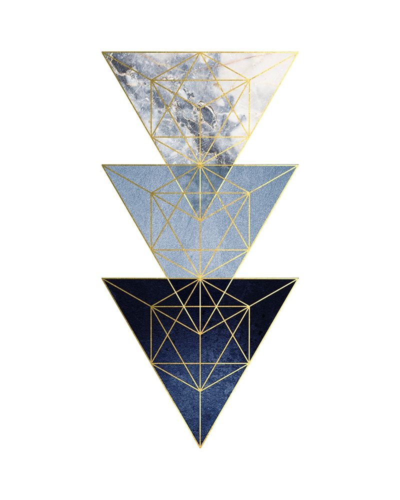Navy Gold 3 art print by Urban Epiphany for $57.95 CAD