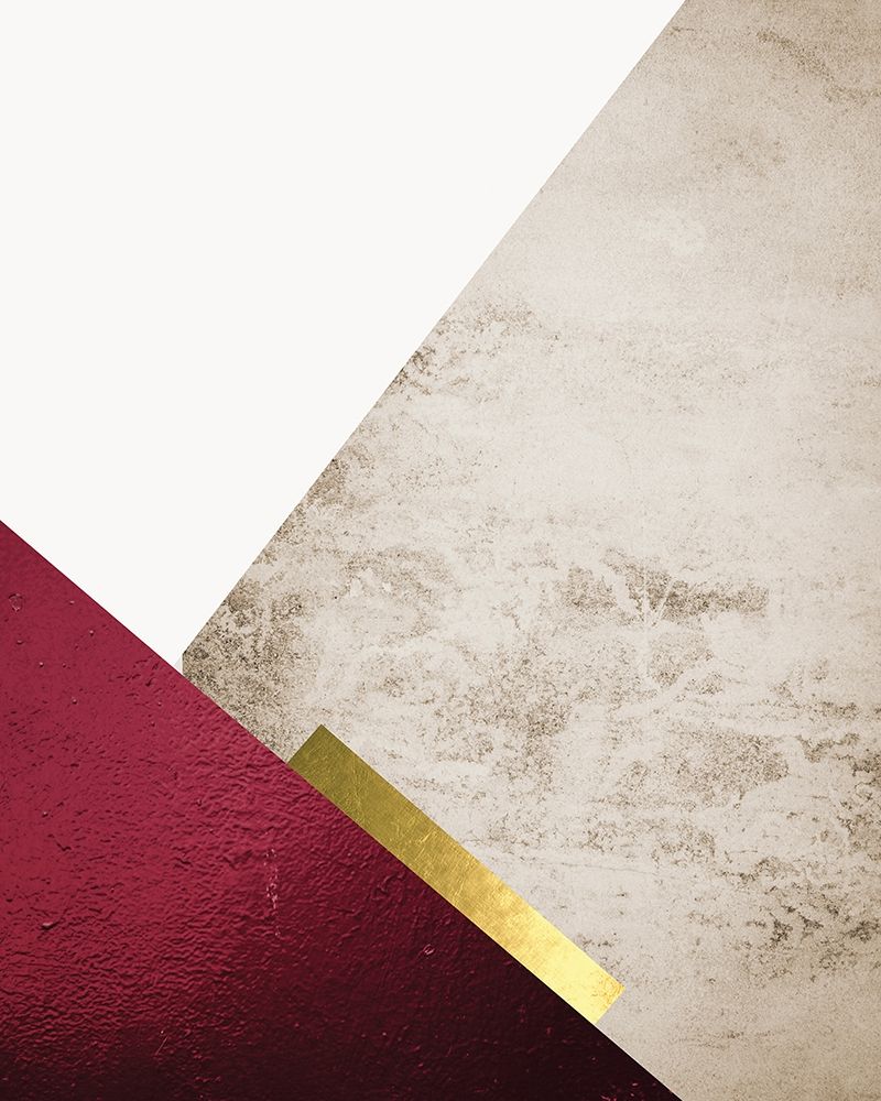 Beige Brugundy Mountains 3 art print by Urban Epiphany for $57.95 CAD
