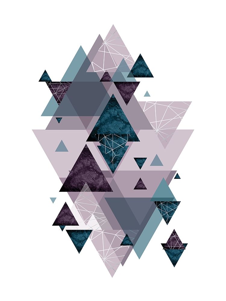Geo Triangles SoftLuxe art print by Urban Epiphany for $57.95 CAD