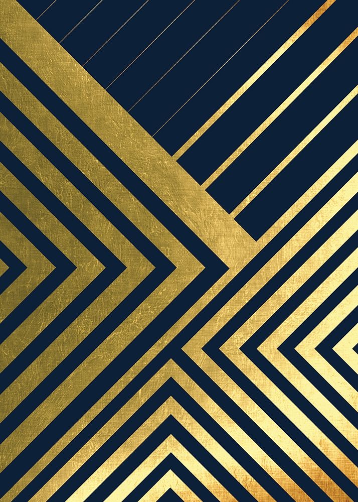 Metallic Lines Navy 2 art print by Urban Epiphany for $57.95 CAD