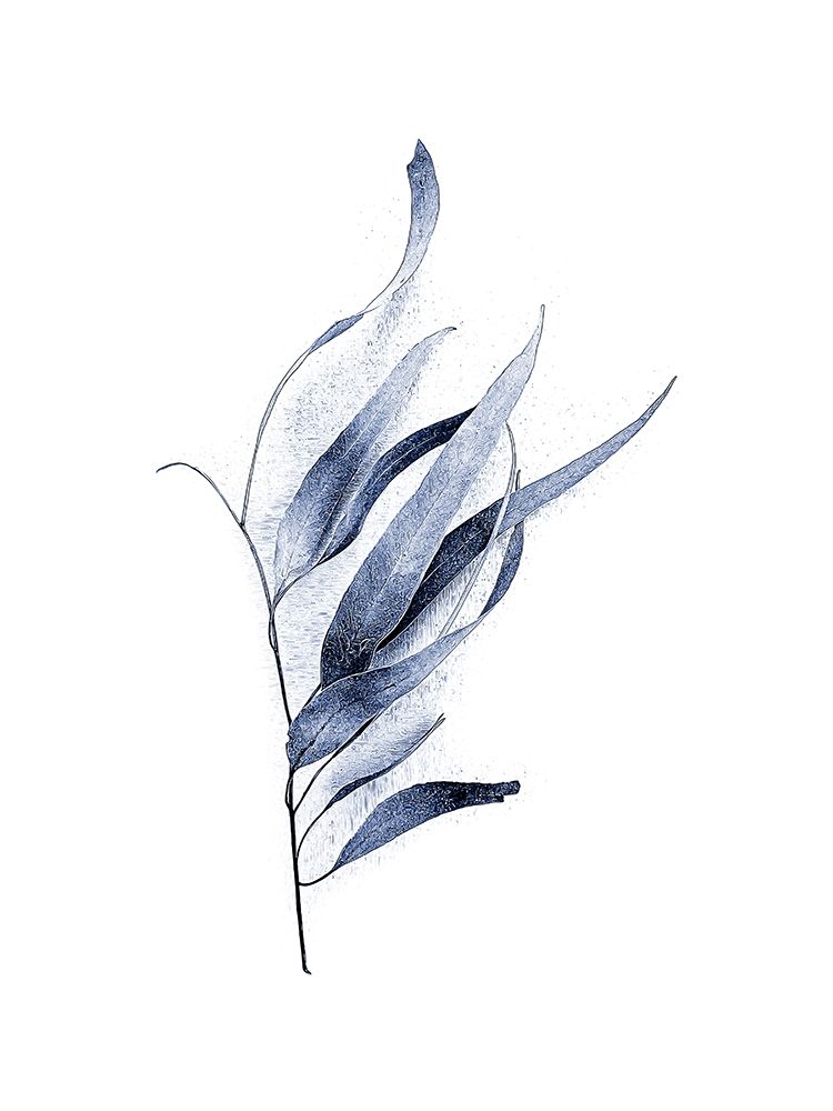 Gum Leaves Navy art print by Urban Epiphany for $57.95 CAD