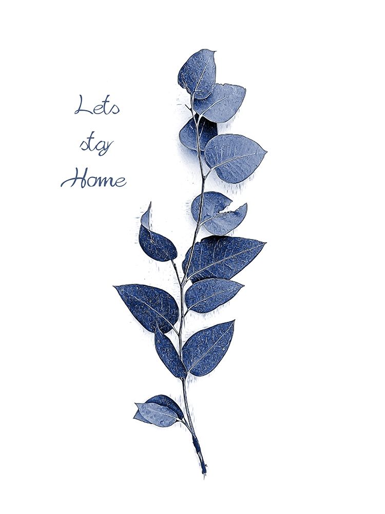 Tiny Branch Navy art print by Urban Epiphany for $57.95 CAD