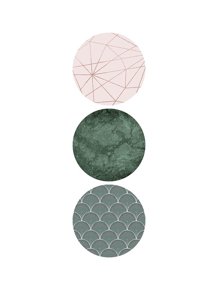 Evergreen Blush Geo 3 art print by Urban Epiphany for $57.95 CAD
