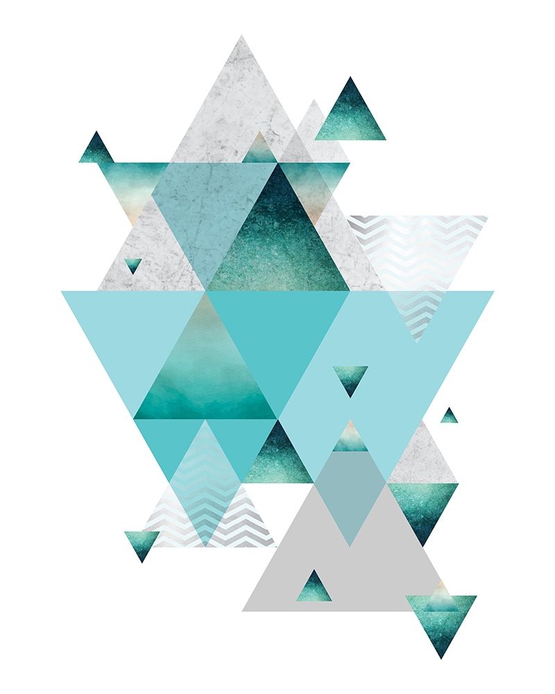 Love Joy Geo Turquoise 2 art print by Urban Epiphany for $57.95 CAD