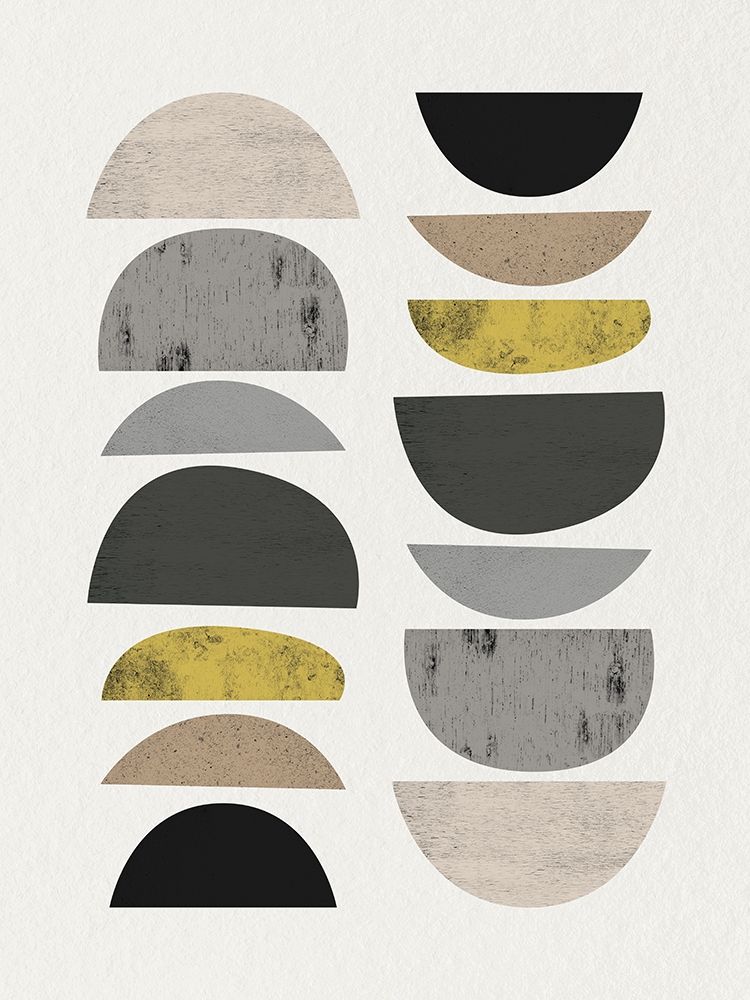 Mid Century Abstract Circle 7 art print by Urban Epiphany for $57.95 CAD