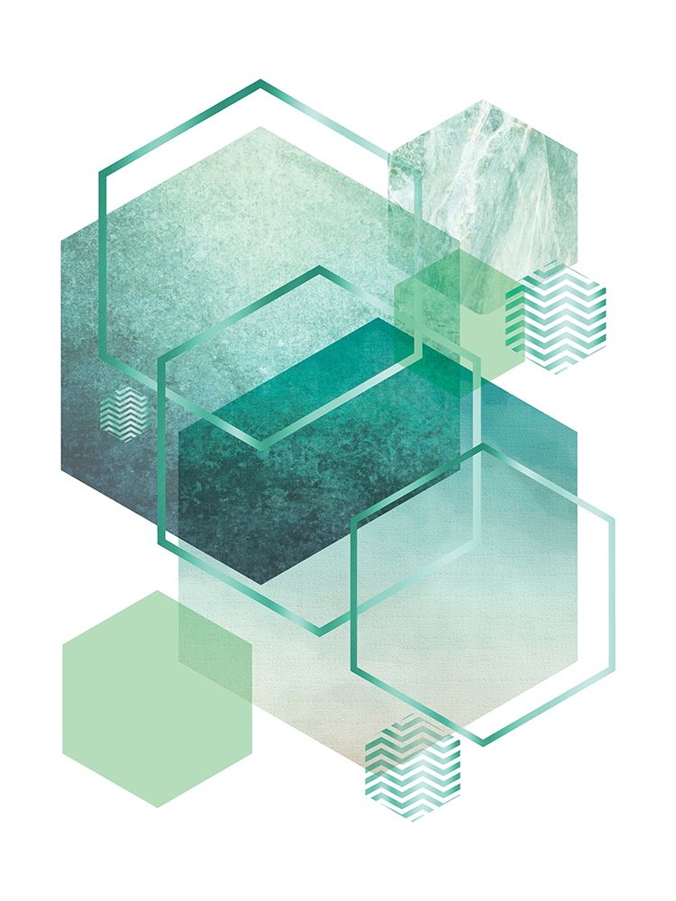 Geometric Minimalist Seafoam art print by Urban Epiphany for $57.95 CAD