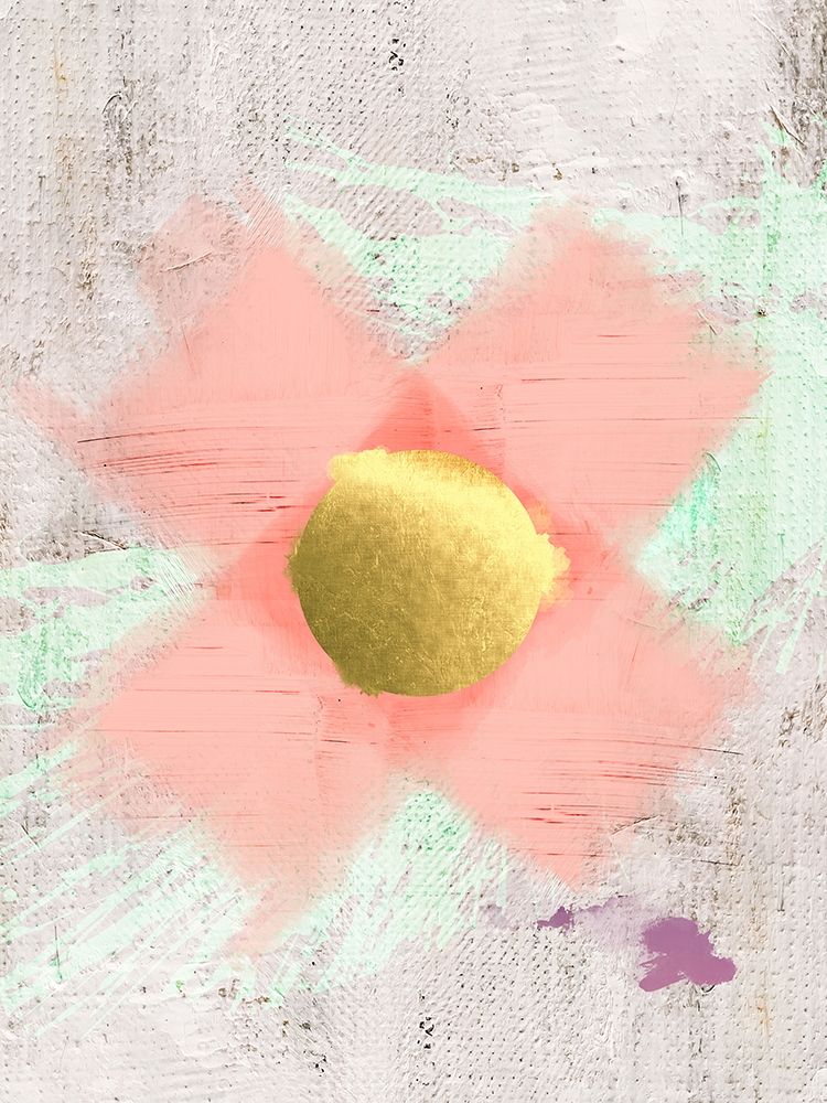 Pink Kiss Abstract art print by Urban Epiphany for $57.95 CAD