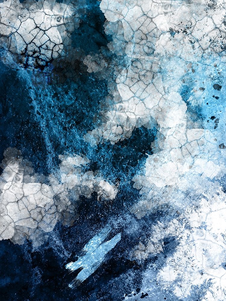 Abstract Navy White 2 art print by Urban Epiphany for $57.95 CAD