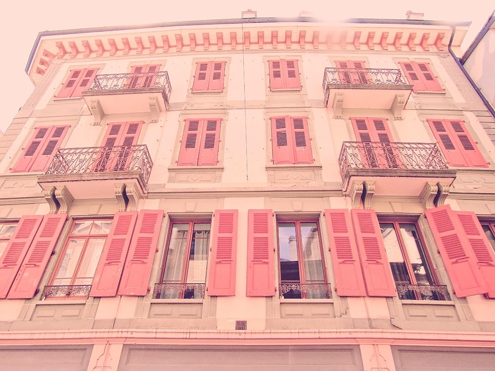 Vevey Architechture Coral art print by Urban Epiphany for $57.95 CAD