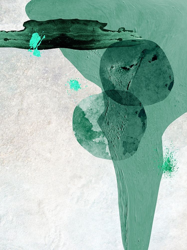 Scandi Minimalist Abstract TEAL art print by Urban Epiphany for $57.95 CAD