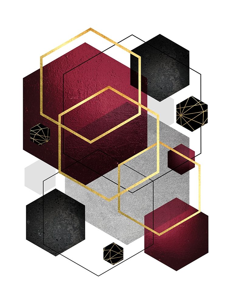 Burg Black Geo 2 art print by Urban Epiphany for $57.95 CAD