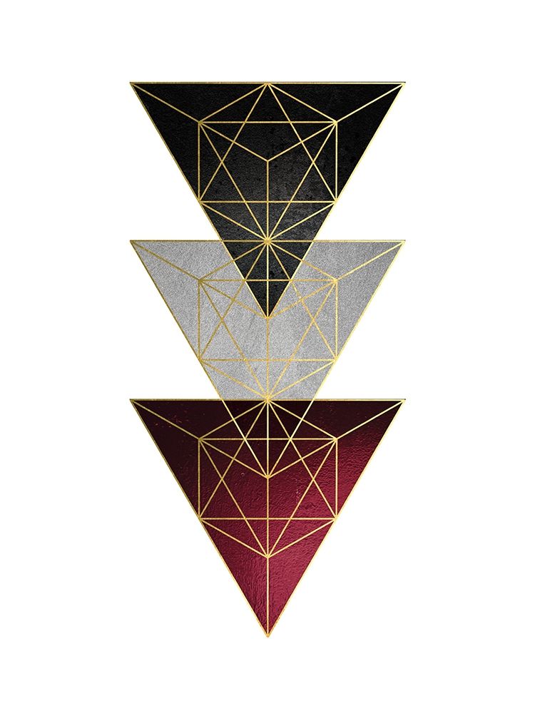 Burg Black Geo 3 art print by Urban Epiphany for $57.95 CAD