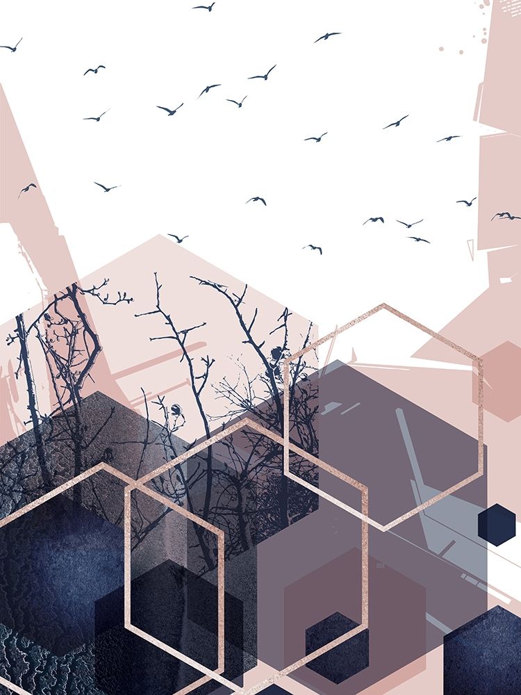 Geo Birds 3 art print by Urban Epiphany for $57.95 CAD