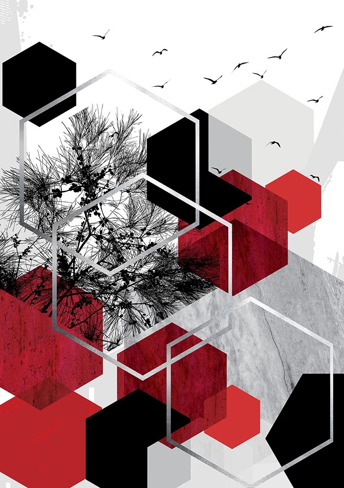 RED Abstract 1 art print by Urban Epiphany for $57.95 CAD
