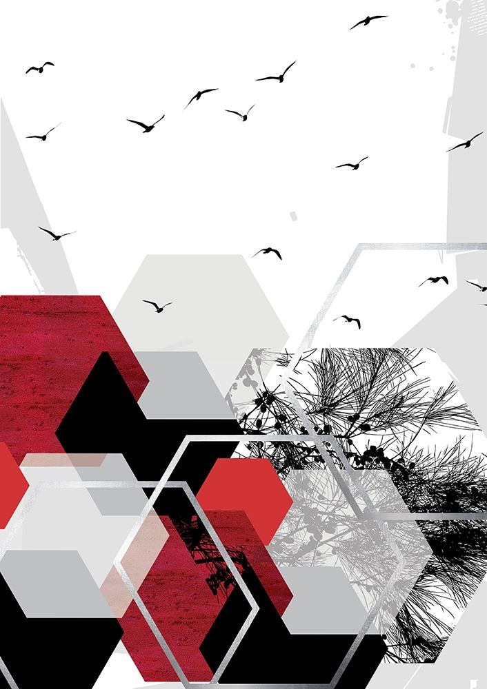 RED Abstract 2 art print by Urban Epiphany for $57.95 CAD