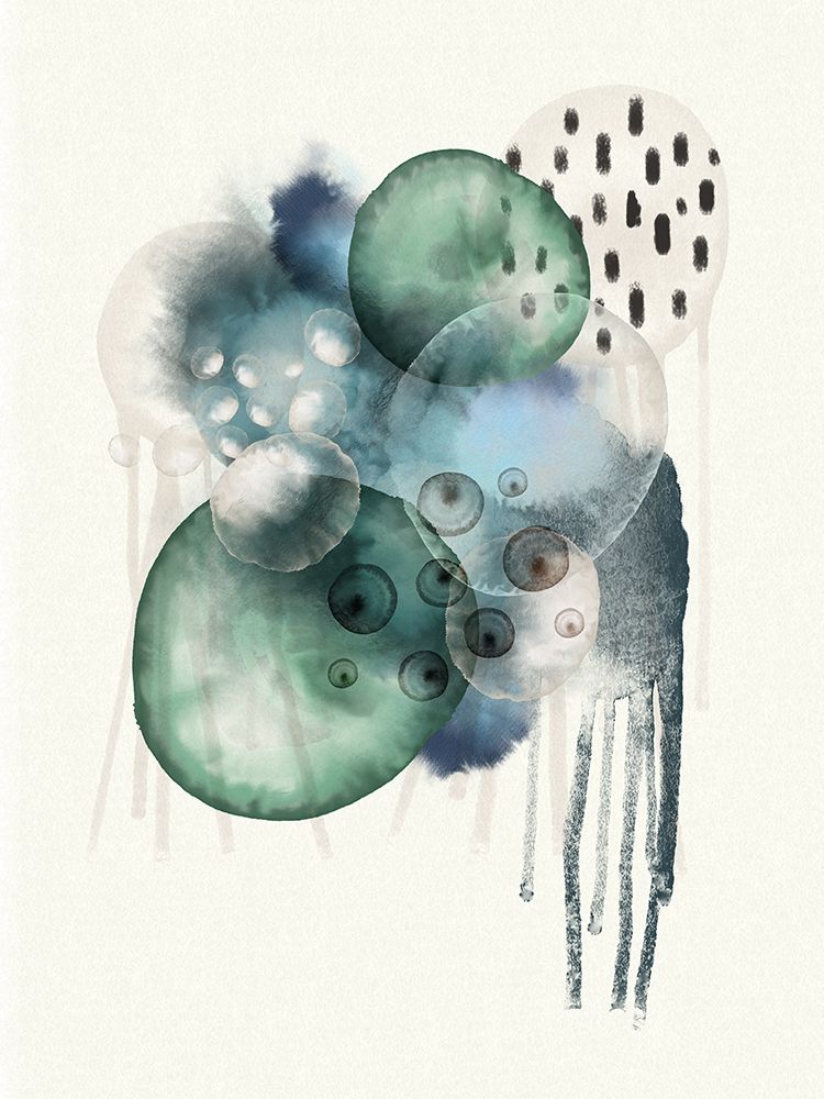 Aqua Harmony 1 art print by Urban Epiphany for $57.95 CAD