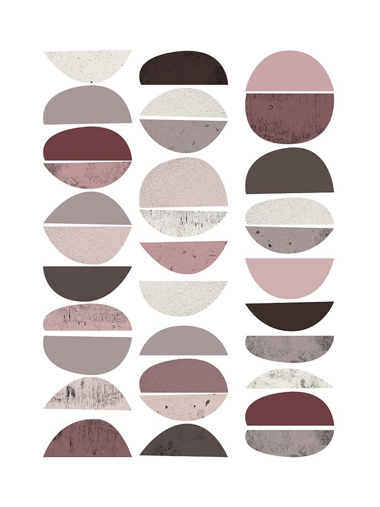 Mid Century ColorDew Burgundy 2 art print by Urban Epiphany for $57.95 CAD