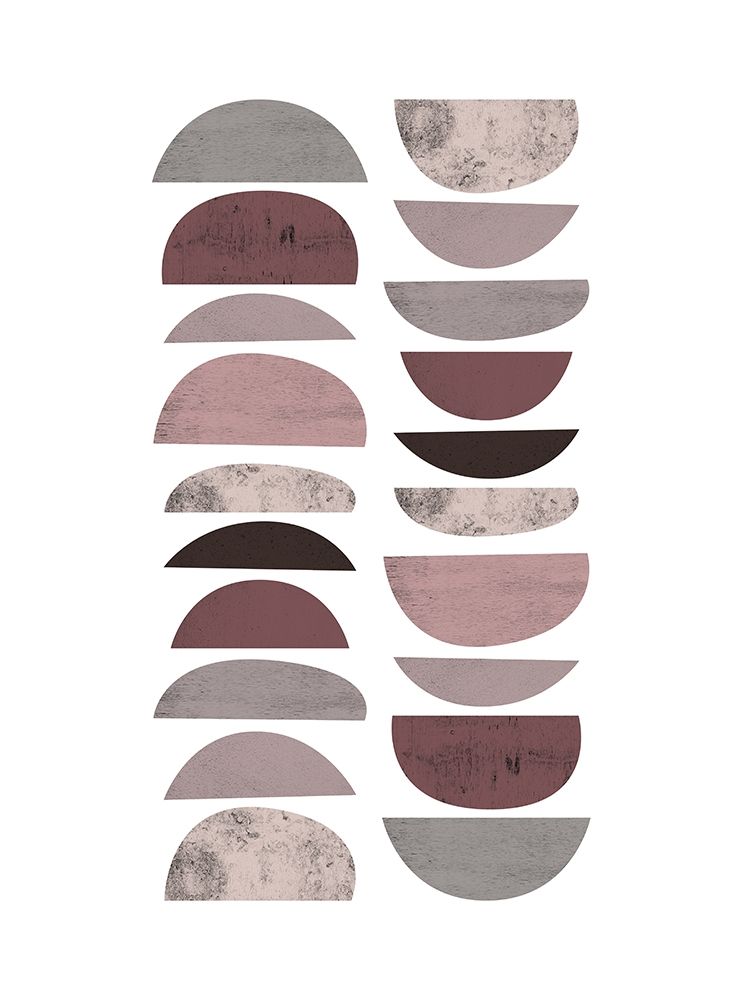 Mid Century ColorDew Burgundy 4 art print by Urban Epiphany for $57.95 CAD