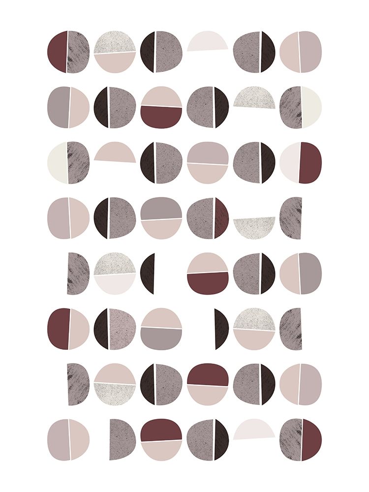 Mid Century ColorDew Burgundy 7 art print by Urban Epiphany for $57.95 CAD