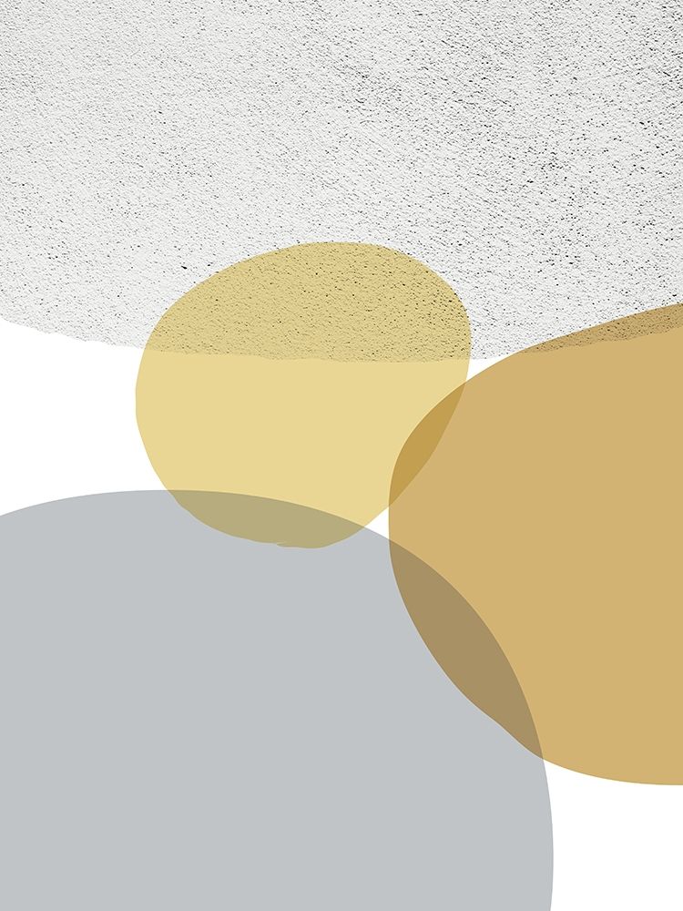 Mid Century Flora Tones Yellow Grey 9 art print by Urban Epiphany for $57.95 CAD