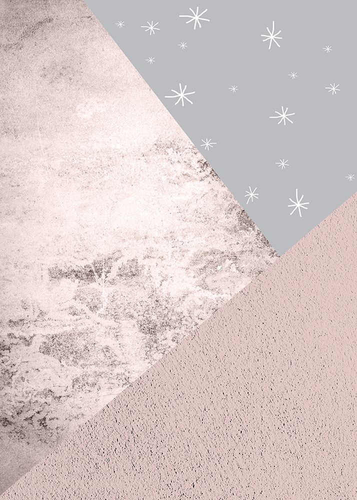Blush Pink Grey Mountains 1 art print by Urban Epiphany for $57.95 CAD